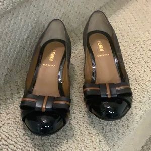 Fendi low heel shoes
